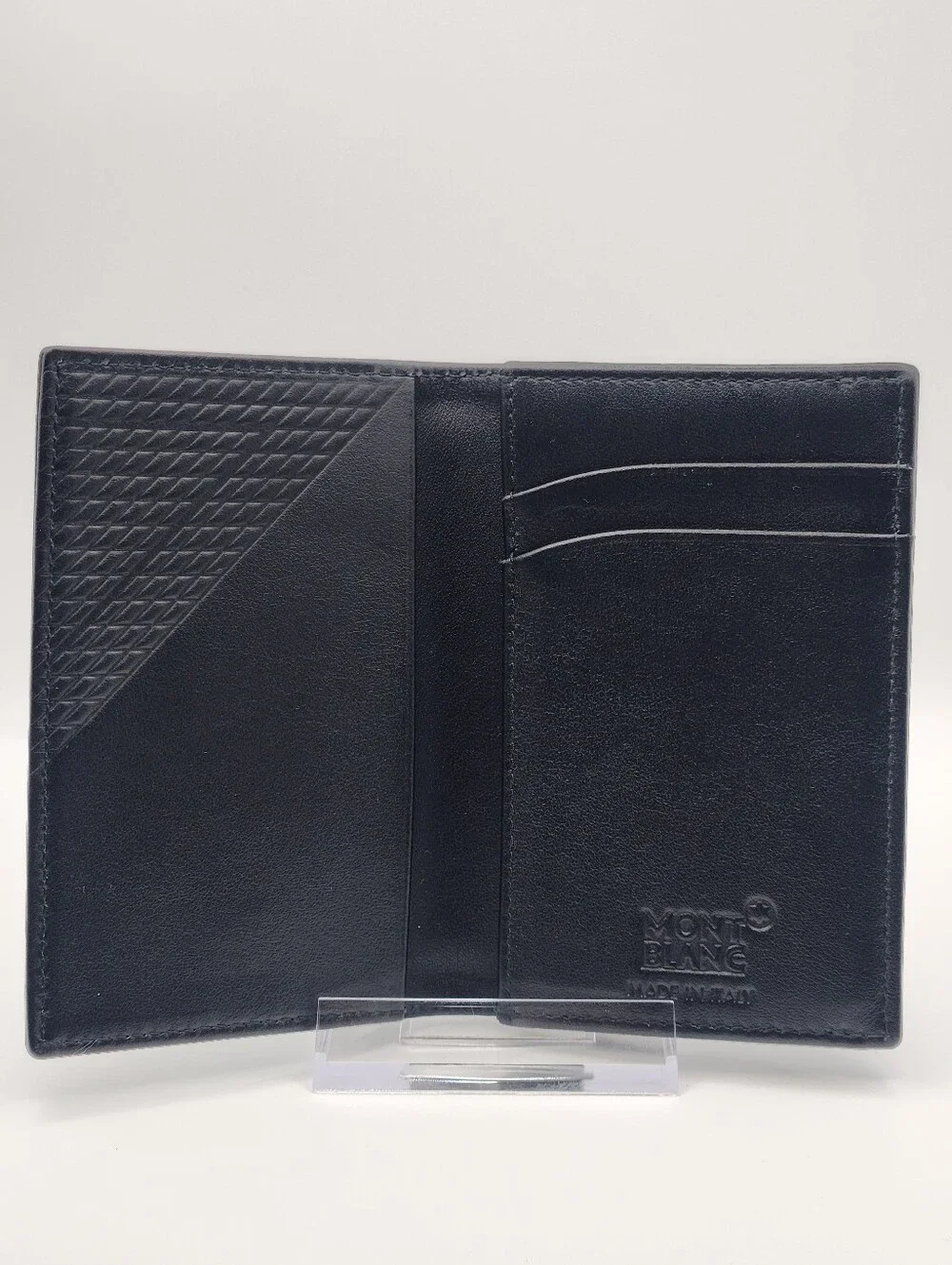 Montblanc For BMW Black Leather Business Card Holder